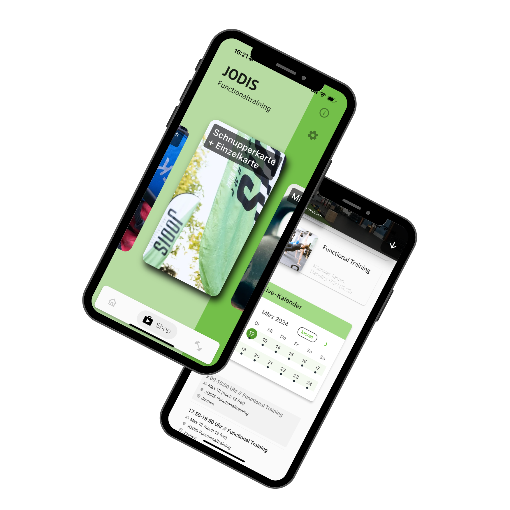 JODIS-App auf einem Smartphone